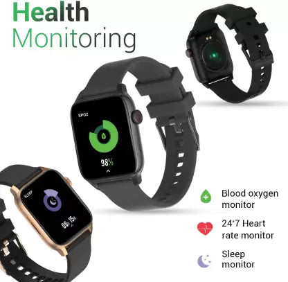 (Open Box) PA Maxima Max Pro Hero with 1.83" Largest HD Screen, Bluetooth Calling, AI Voice Assistant Smartwatch (Grey Strap, Free Size)