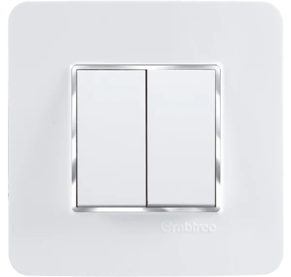 Havells 4M Signia PC Rose Bezel Cmb plate