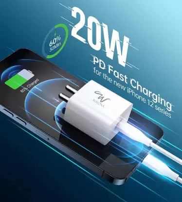 (Open Box)Wayona 20 W Qualcomm 3.0 3 A Wall Charger for Mobile