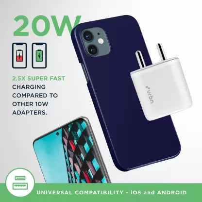 (Open Box) URBN 12 W Quick Charge 1.67 A Wall Charger for Mobile