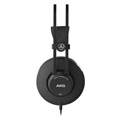 (Open Box) AKG K52 Closed Back Headphones,Wired,Black