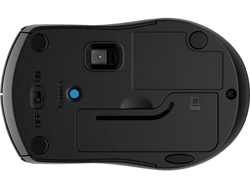 (Open Box) HP 220 Silent Wireless Mouse, 2.4 GHz Dongle, 15 Month Life Battery, Compatible with Windows, Mac, Chromebook/PC/Laptop (391R4AA), Black