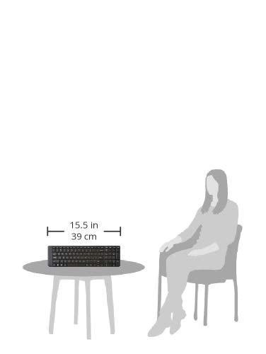 (Open Box) Logitech MK215 Wireless Keyboard and Mouse Combo, 2.4 GHz Wireless, 3 Years Warranty, Compact Design, 2-Year Battery Life(Keyboard),5 Month Battery Life(Mouse) PC/Laptop- Black