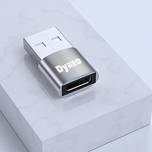(Open Box) Dyazo Aluminium Portable High Speed Micro USB to USB A Female OTG Adapter/Converter Compatible with Samsung S6 Edje S7 Edge S4 LG G4, Mouse, Keyboard, Flash Drive All Micro O.T.G Enable Devices