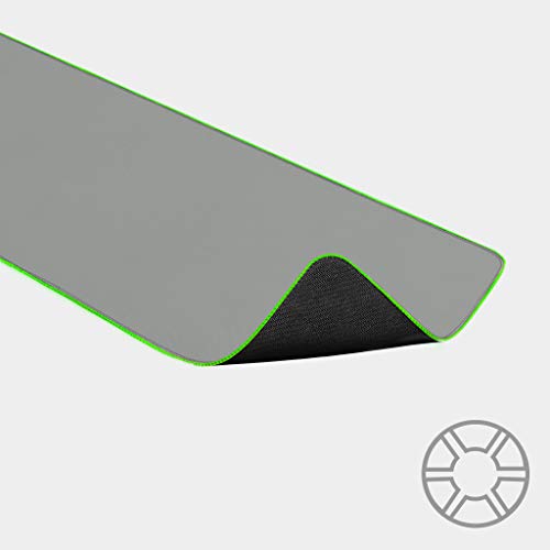 (OPEN BOX)Razer Strider - L Multilayer Synthetic Leather, Foam Padding, Head Cushion, Height Adjustable, Black/Green (RZ02-03810200-R3M1)
