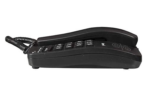 (Open Box) Beetel B11 Corded Landline Phone, Ringer Volume Control, LED for Ring Indication, Wall/Desk Mountable, Classic Design, Clear Call Quality, Mute/Pause/Flash/Redial Function (Made in India)(Black)(B11)