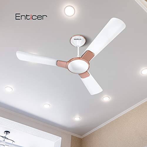 Havells 1200 mm FAN ENTICER ES BEIGE COPPER, 2 Star