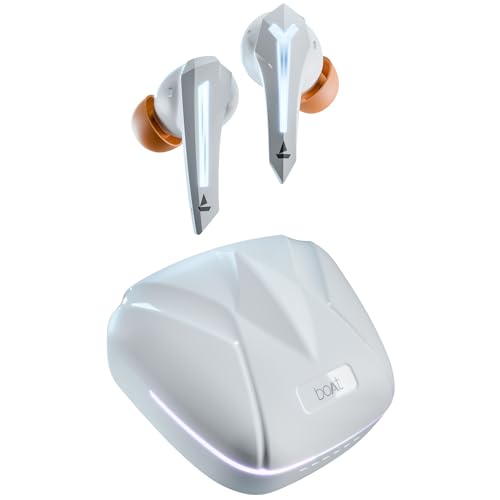 (Open box)boAt Immortal 111 TWS in Ear Earbuds with Up to 40 Hours of Playtime, 40 Ms Super-Low Latency Beast Mode, RGB LEDs, Quad Mics with Enx Tech, ASAP Charge, Iwp Tech, Ipx4, Btv5.3(Black Sabre)