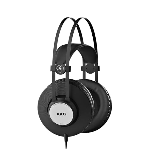 (Open Box) AKG K52 Closed Back Headphones,Wired,Black