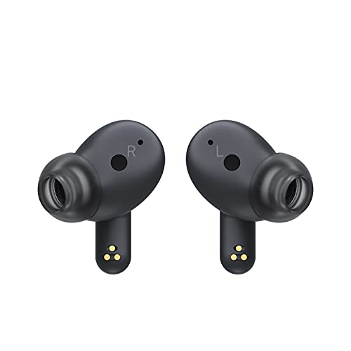 (Open Box) LG Tone Free FP5 - Enhanced Active Noise Cancelling Bluetooth Truly Wireless in Ear Earbuds with mic (Black)