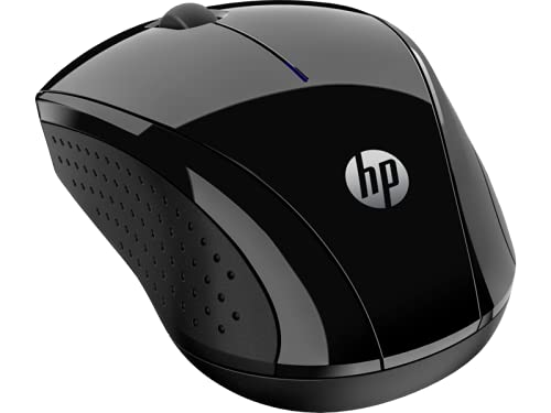 (Open Box) HP 220 Silent Wireless Mouse, 2.4 GHz Dongle, 15 Month Life Battery, Compatible with Windows, Mac, Chromebook/PC/Laptop (391R4AA), Black
