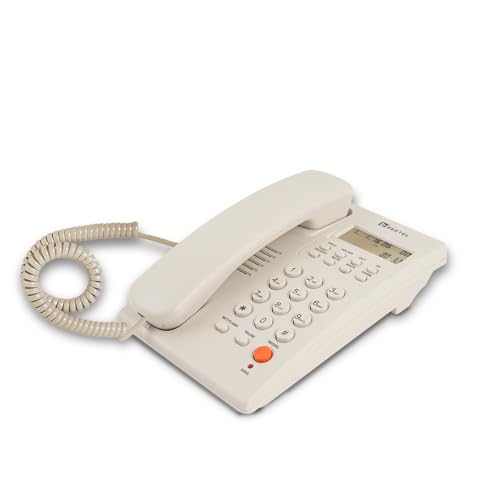 (Open Box) Beetel B11 Corded Landline Phone, Ringer Volume Control, LED for Ring Indication, Wall/Desk Mountable, Classic Design, Clear Call Quality, Mute/Pause/Flash/Redial Function (Made in India)(Black)(B11)
