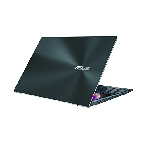 (Brand Refurbished) ASUS ZenBook Duo 14 (2021) Dual Screen Laptop, 14" (35.56 cm) FHD, Intel Core i5-1155G7 11th Gen, (16GB/512GB SSD/Windows 11/Office 2021/2GB NVIDIA GeForce MX450/Blue/1.62 Kg), UX482EGR-KA521WS