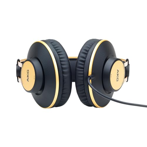 (Open Box) AKG K52 Closed Back Headphones,Wired,Black
