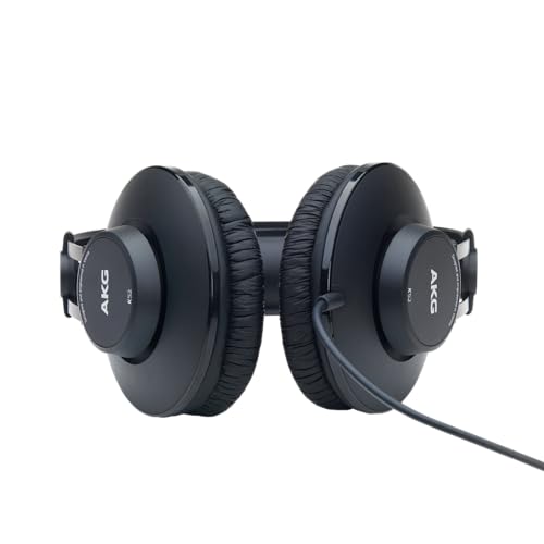 (Open Box) AKG K52 Closed Back Headphones,Wired,Black