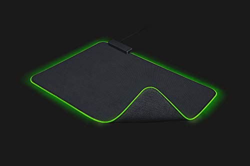 (OPEN BOX)Razer Strider - L Multilayer Synthetic Leather, Foam Padding, Head Cushion, Height Adjustable, Black/Green (RZ02-03810200-R3M1)