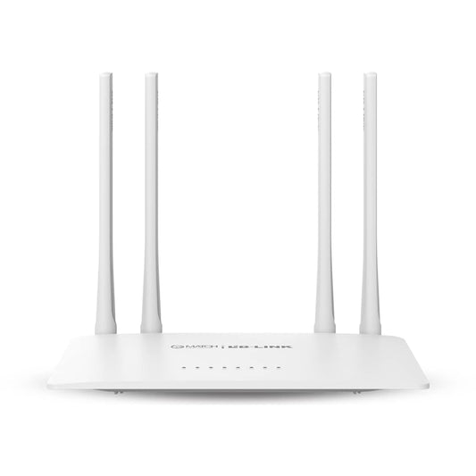 (Open Box) Match LB-Link AC1200 Dual-Band Router | 5G + 2.4G Router | 1200mbps (300+866) Speed | 4 * 6dBi high-gain Antennas| Superior Wireless Coverage, White