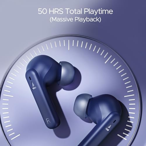 (Open Box)boAt Airdopes 170 TWS in Ear Earbuds with 50H Playtime, Quad Mics Enx Tech, Low Latency Mode, 13Mm Drivers, ASAP Charge, Ipx4, Iwp, Touch Controls & Bt V5.3
