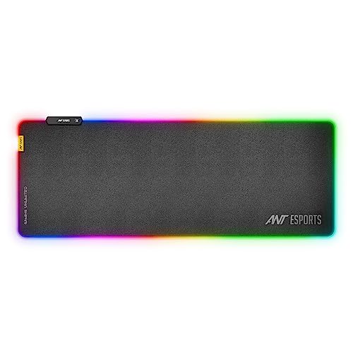 (Open box)Ant Esports MP280S - Speed Gaming Mouse Pad-L- Large with Stitched Edges, Waterproof Non-Slip Base for Gaming & Office – Black