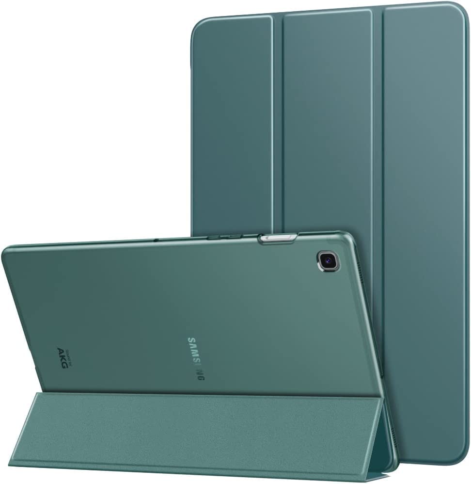 (Open Box)SwooK Case Compatible with Galaxy Tab S6 Lite 10.4 2020, Stand Cover with Translucent Frosted PC Back Shell Fit Samsung Galaxy Tab S6 Lite 10.4 2020 SM-P610/P615 (S6 lite 10.4 Inch, Aqua)