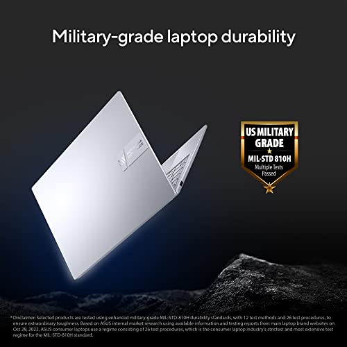 (Brand Refurbished)ASUS Vivobook 15X (2023), Intel Core i3-1315U 13th Gen, 15.6" (39.62 cms) FHD, Thin and Light Laptop (8GB/512GB SSD/Windows 11/Office 2021/Backlit KB/Silver/1.6 kg), K3504VAB-NJ322WS