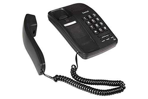 (Open Box) Beetel B11 Corded Landline Phone, Ringer Volume Control, LED for Ring Indication, Wall/Desk Mountable, Classic Design, Clear Call Quality, Mute/Pause/Flash/Redial Function (Made in India)(Black)(B11)