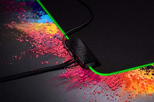 (OPEN BOX)Razer Strider - L Multilayer Synthetic Leather, Foam Padding, Head Cushion, Height Adjustable, Black/Green (RZ02-03810200-R3M1)
