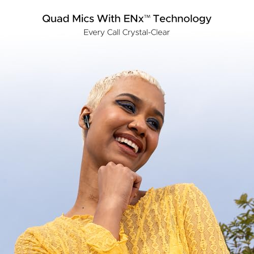 (Open Box) boAt Airdopes 280 ANC Truly Wireless in-Ear Earbuds with 32dB ANC, Ambient Mode, 60HRS Playback, 13mm Drivers, 4 Mics ENx™, in-Ear Detection, ASAP™ Charge,Beast Mode,IPX5 Ear Buds TWS (Active Black)