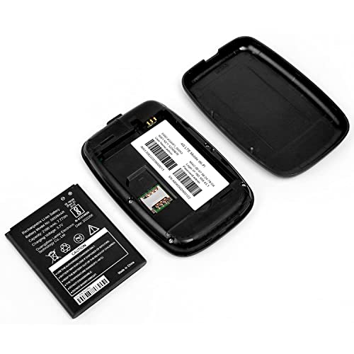 (Open Box) amazon basics 4G LTE Wireless Dongle with All Sim Network Support|Plug&Play Data Card Stick with Up to 150Mbps WiFi Hotspot|2100Mah Rechargeable Battery|Sim Adapter Included (White),Single_Band