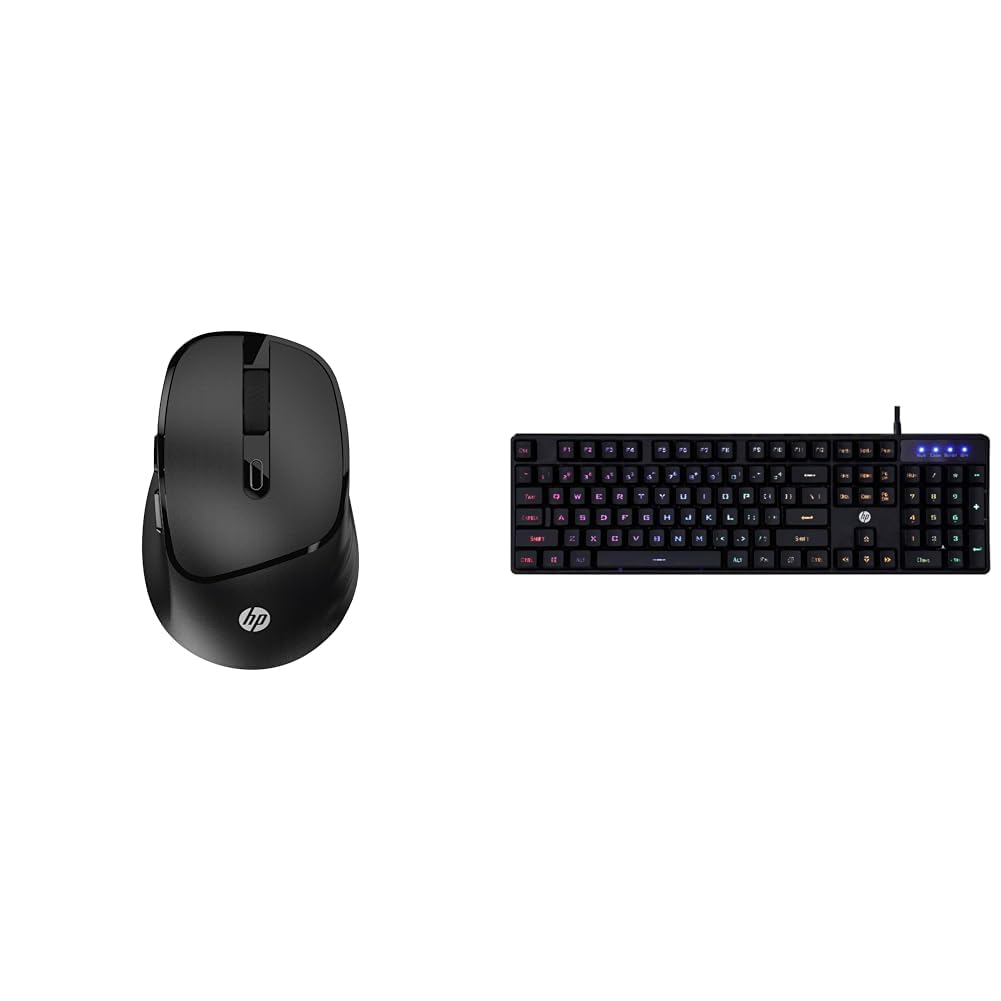 (OPEN BOX) HP M120 Wireless Mouse, USB-A Nano Dongle, 2.4 Ghz Wireless Connection, 6 Buttons, Up to 1600 Dpi, Optical Sensor, Ergonomic Design, 12-Month Battery Life, 3-Year Warranty, 60G±5%, Black, 7J4G4Aa