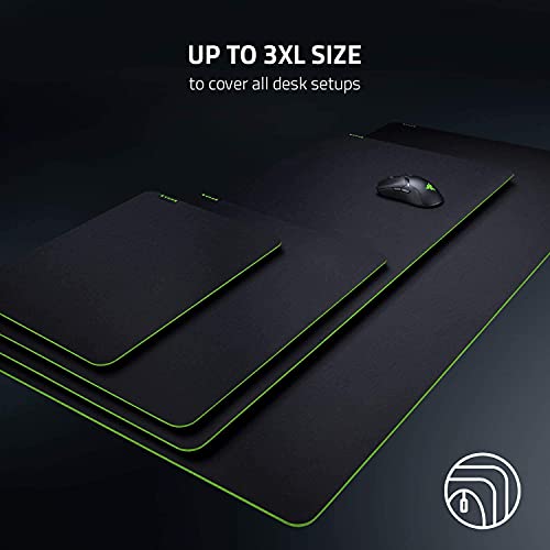 (OPEN BOX)Razer Strider - L Multilayer Synthetic Leather, Foam Padding, Head Cushion, Height Adjustable, Black/Green (RZ02-03810200-R3M1)