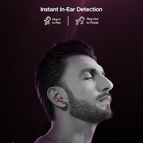 (Open Box) boAt Nirvana Space w/ 360º Spatial Audio, ANC Up to 32dB, 100hrs Playback, 4 Mics with AI-ENx™, Hearables App, Adaptive EQ, in-Ear Detection, DLC Drivers Truly Wireless in Ear Earbuds