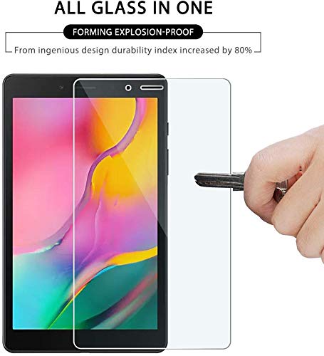 (Open Box) M.G.R.J® Tempered Glass Screen Protector for Samsung Galaxy Tab A 8.0 (SM-T295 / T290) (2019)