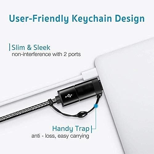 (Open Box) Dyazo Aluminium Portable High Speed Micro USB to USB A Female OTG Adapter/Converter Compatible with Samsung S6 Edje S7 Edge S4 LG G4, Mouse, Keyboard, Flash Drive All Micro O.T.G Enable Devices