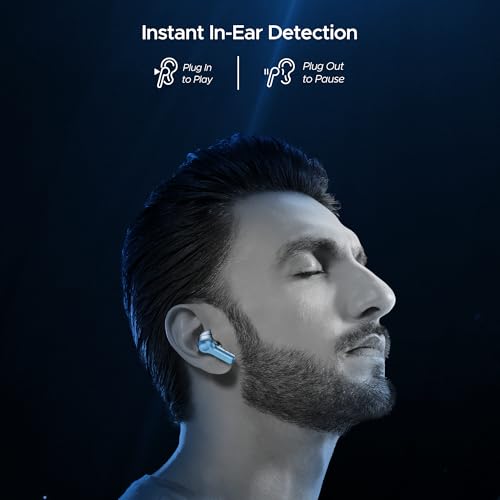 (Open Box) boAt Nirvana Space w/ 360º Spatial Audio, ANC Up to 32dB, 100hrs Playback, 4 Mics with AI-ENx™, Hearables App, Adaptive EQ, in-Ear Detection, DLC Drivers Truly Wireless in Ear Earbuds