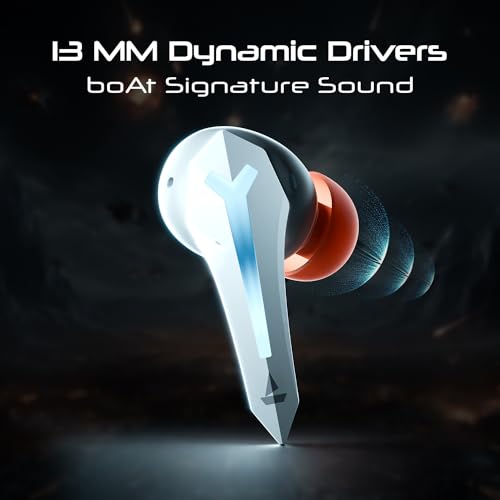 (Open box)boAt Immortal 111 TWS in Ear Earbuds with Up to 40 Hours of Playtime, 40 Ms Super-Low Latency Beast Mode, RGB LEDs, Quad Mics with Enx Tech, ASAP Charge, Iwp Tech, Ipx4, Btv5.3(Black Sabre)