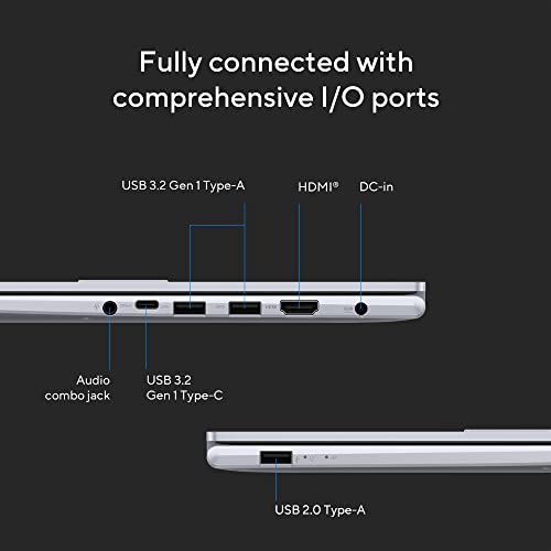(Brand Refurbished)ASUS Vivobook 15X OLED (2023), Intel Core i5-1340P 13th Gen, 15.6" (39.62 cm) FHD OLED, Thin & Light Laptop (16GB/512GB SSD/Iris Xᵉ Graphics/Win 11/Office 2021/Silver/1.6 kg), K3504VA-LK542WS