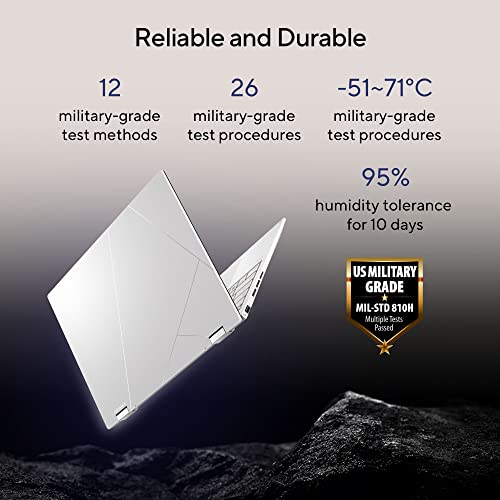(Brand Refurbished) ASUS Zenbook 14 Flip OLED (2023), Intel Core Evo I7-1360P 13Th Gen, 14" (35.56 Cm) 2.8K 90Hz OLED, (16Gb Ram & 1Tb Ssd), Up3404Va-Kn753Ws Eos 2 Messenger Bag (Black) - Windows