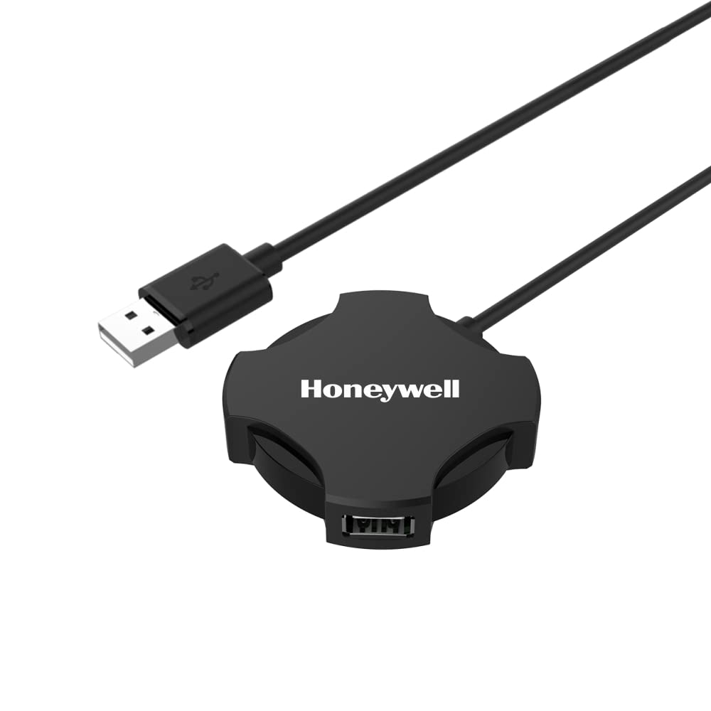 (Open Box) Honeywell Newly Launched 4in1 Ultra Slim Multiport Type C Hub to 1xUSB 3.0 & 3xUSB 2.0 Ports,30cms(1 feet) Cable,DataTransfer Speed Upto 5GBPS,Universally Compatible with All USB,PC,Speaker,Laptop