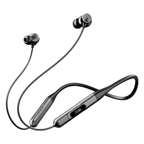 (Open Box)boAt Rockerz 255 Touch Neckband with Full Touch Controls,Spatial Audio,Up to 30H Playtime,ASAP Charge,Beast Mode,Enx Technology(Deep Blue),in-Ear,Bluetooth