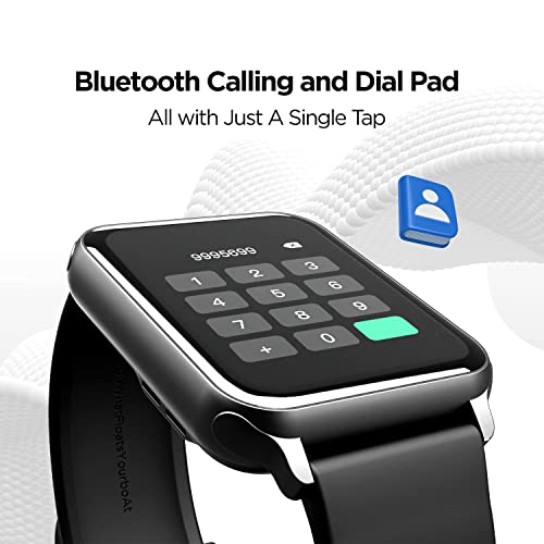 (Without Box)boAt Wave Call Smart Watch, Smart Talk w/Advanced Dedicated Bluetooth Calling Chip, 1.69 HD Display w/ 550 NITS & 70% Color Gamut, 150+ Watch Faces, Multi-Sport Modes,HR,SpO2(Caribbean Green)