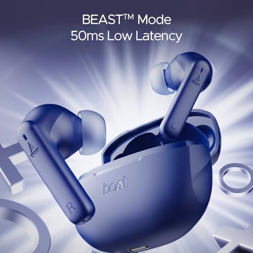 (Open Box)boAt Airdopes 170 TWS in Ear Earbuds with 50H Playtime, Quad Mics Enx Tech, Low Latency Mode, 13Mm Drivers, ASAP Charge, Ipx4, Iwp, Touch Controls & Bt V5.3
