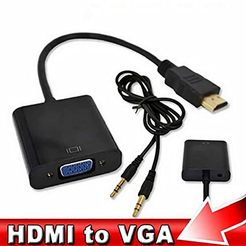 (Open Box)Lapster DisplayPort to VGA Adapter, Gold-Plated DP to VGA Cord (Male to Female) Compatible with Computer, Desktop, Laptop, PC, Monitor, Projector, HDTV