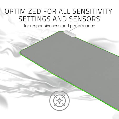 (OPEN BOX)Razer Strider - L Multilayer Synthetic Leather, Foam Padding, Head Cushion, Height Adjustable, Black/Green (RZ02-03810200-R3M1)