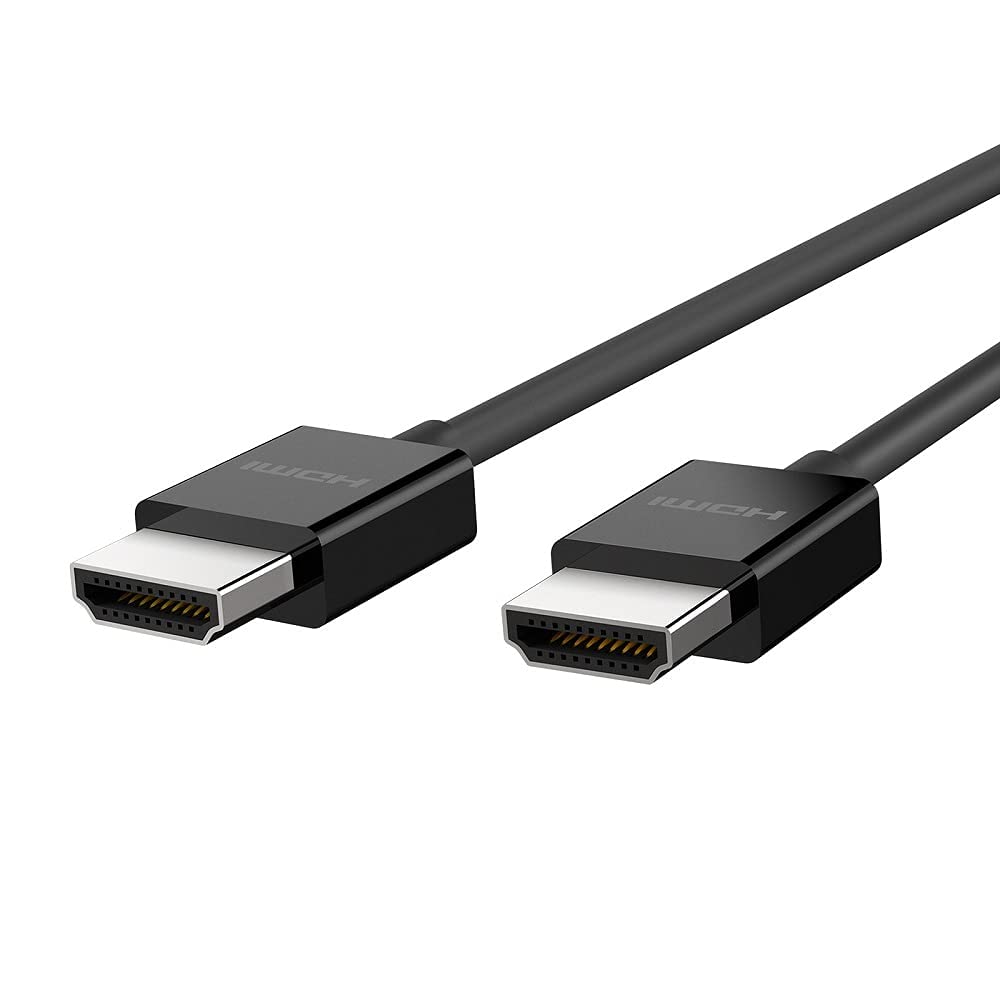 (OPEN BOX )Belkin Ultra HD High Speed HDMI® Cable, Supports 8K and 4K, HDMI 2.1 Certified, Dolby Vision, Black