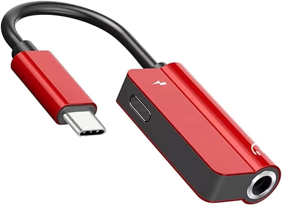 (Open Box) JGD PRODUCTS 2in1 USB C to 3.5mm Audio Adapter and Charger Compatible with OnePlus 10 pro Oneplus 11R 7T 8T 9 Pro and All oneplus Devices|| Not for Samsung and Other Devices (Black)