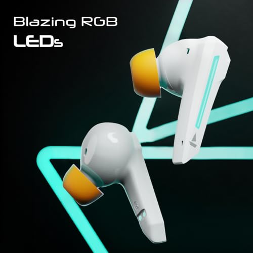 (Open box)boAt Immortal 111 TWS in Ear Earbuds with Up to 40 Hours of Playtime, 40 Ms Super-Low Latency Beast Mode, RGB LEDs, Quad Mics with Enx Tech, ASAP Charge, Iwp Tech, Ipx4, Btv5.3(Black Sabre)