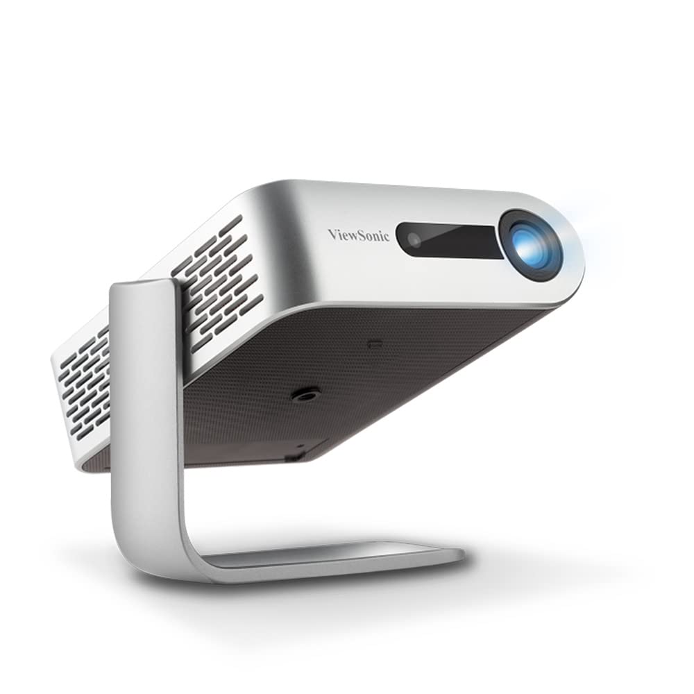 (Open Box) Viewsonic M1 Mini Portable Projector | Jbl Speaker | Hdmi | Auto Keystone |Built-in Battery |100" Projection Image 854 X 480 | 100 Lumen - White