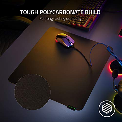 (OPEN BOX)Razer Strider - L Multilayer Synthetic Leather, Foam Padding, Head Cushion, Height Adjustable, Black/Green (RZ02-03810200-R3M1)
