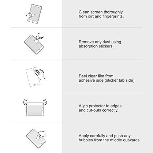 (Open Box) M.G.R.J® Tempered Glass Screen Protector Compatible for Samsung Galaxy Tab A 10.1 (2019) (SM-T510 / SM-T515) (Transparent)